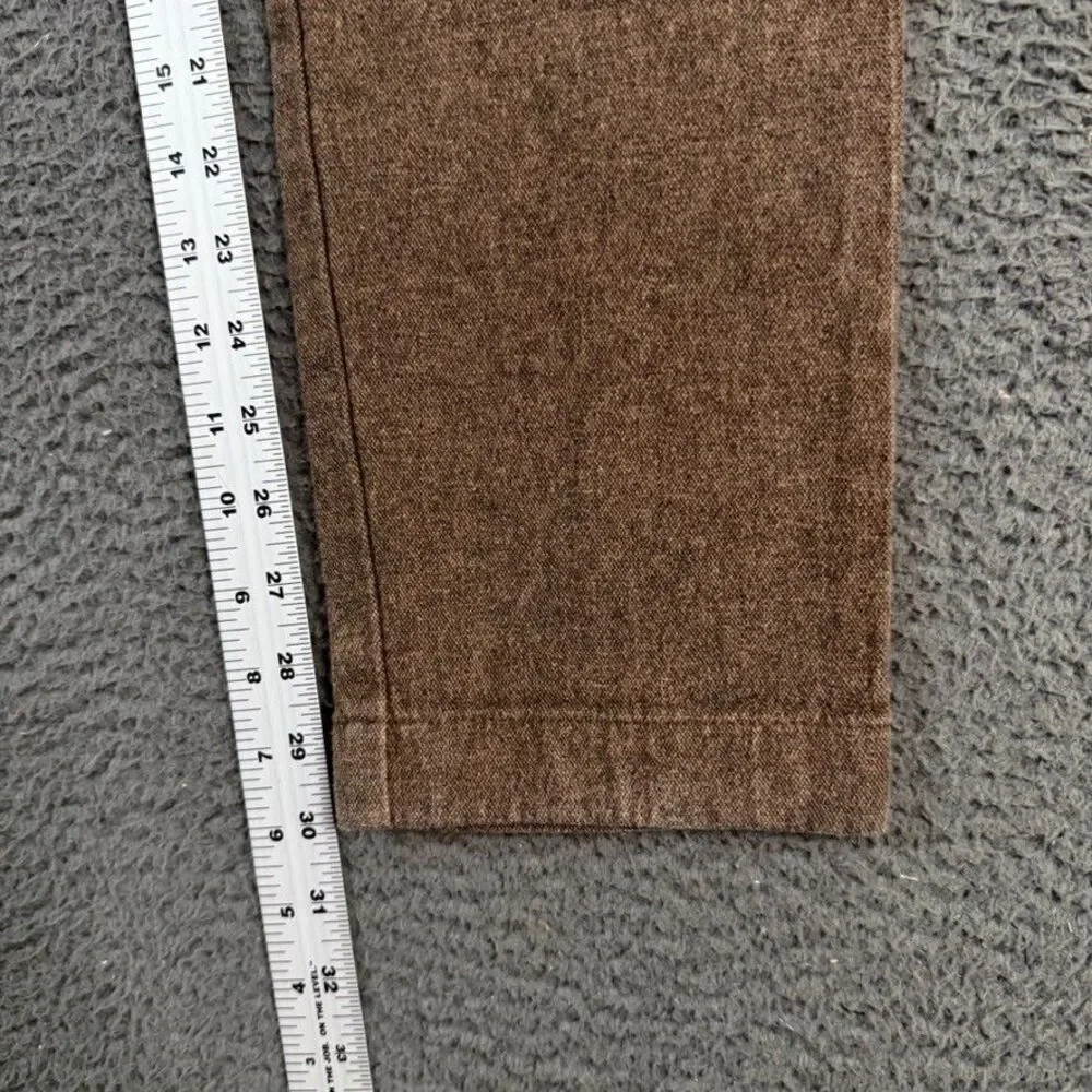 J Crew Pants Mens 30x32 Brown 484 Slim Fit Brushed Cotton Stretch Chino Preppy